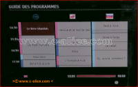 Dcodeur PVR HD Alice V2 Guide Programme
